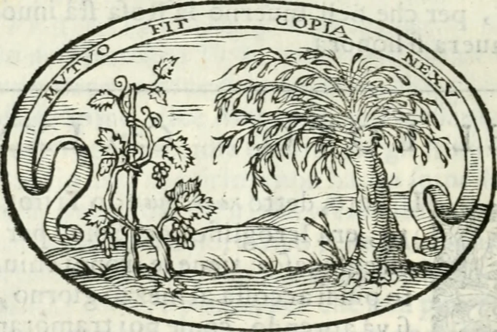An illustration from Delle imprese, trattato, 1592, leaf 501