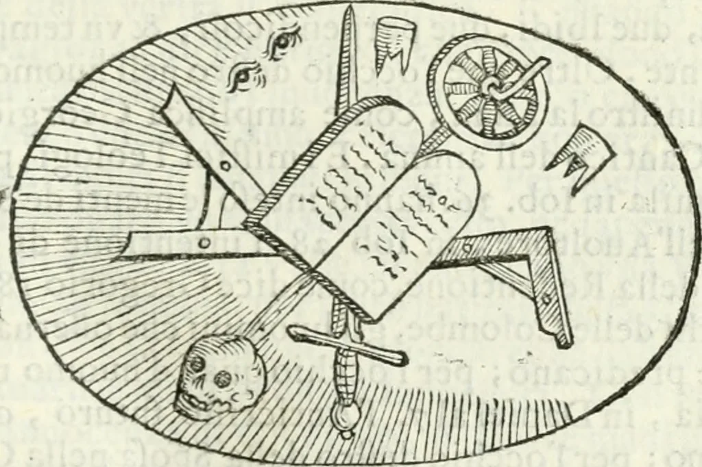 An illustration from Delle imprese, trattato, 1592, leaf 520