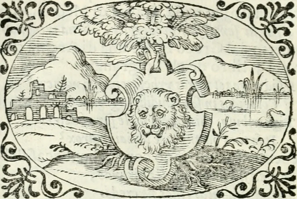 An illustration from Delle imprese, trattato, 1592, leaf 549