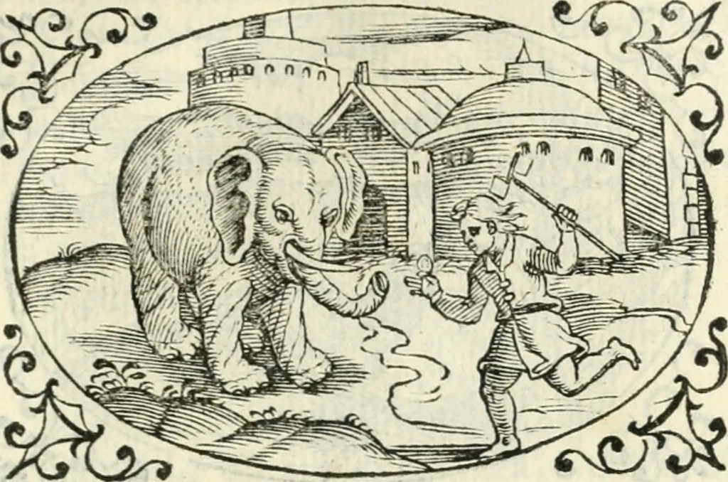 An illustration from Delle imprese, trattato, 1592, leaf 572