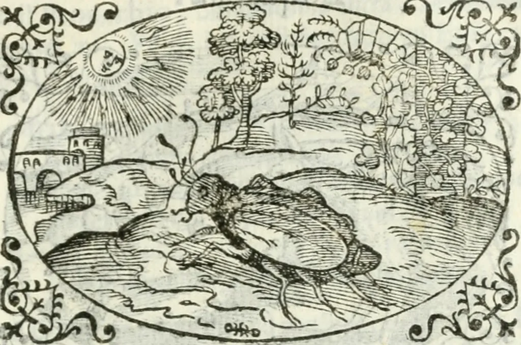 An illustration from Delle imprese, trattato, 1592, leaf 580