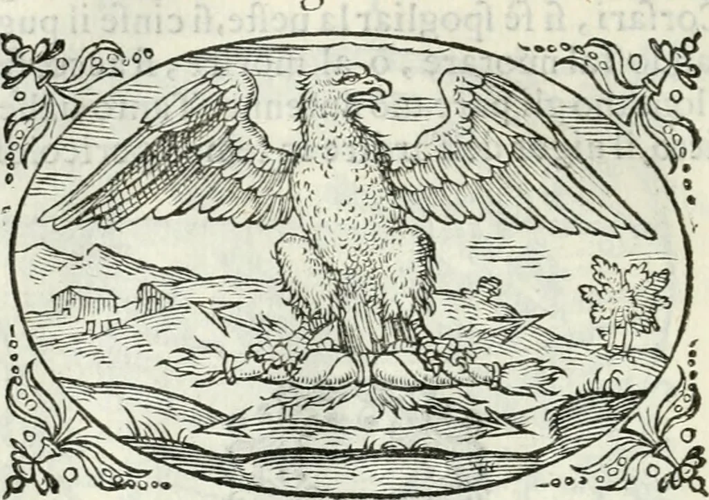 An illustration from Delle imprese, trattato, 1592, leaf 617