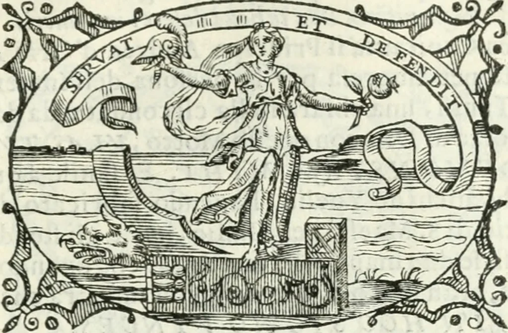 An illustration from Delle imprese, trattato, 1592, leaf 620