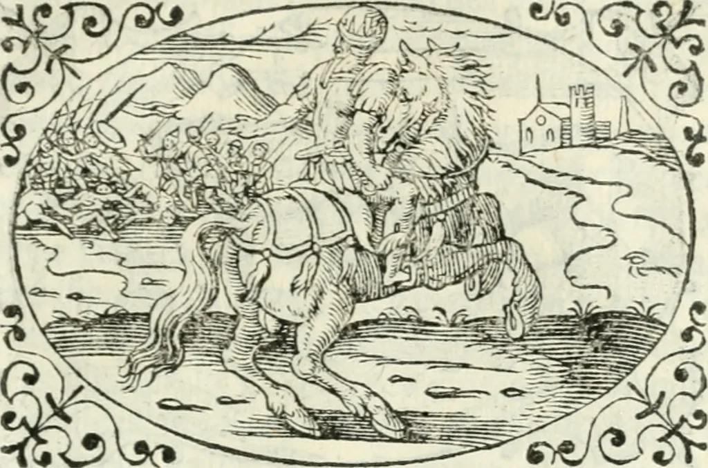 An illustration from Delle imprese, trattato, 1592, leaf 626