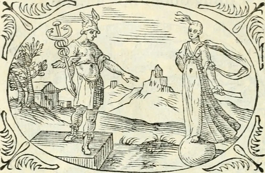 An illustration from Delle imprese, trattato, 1592, leaf 645