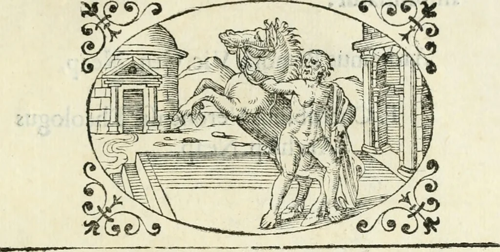 An illustration from Delle imprese, trattato, 1592, leaf 648