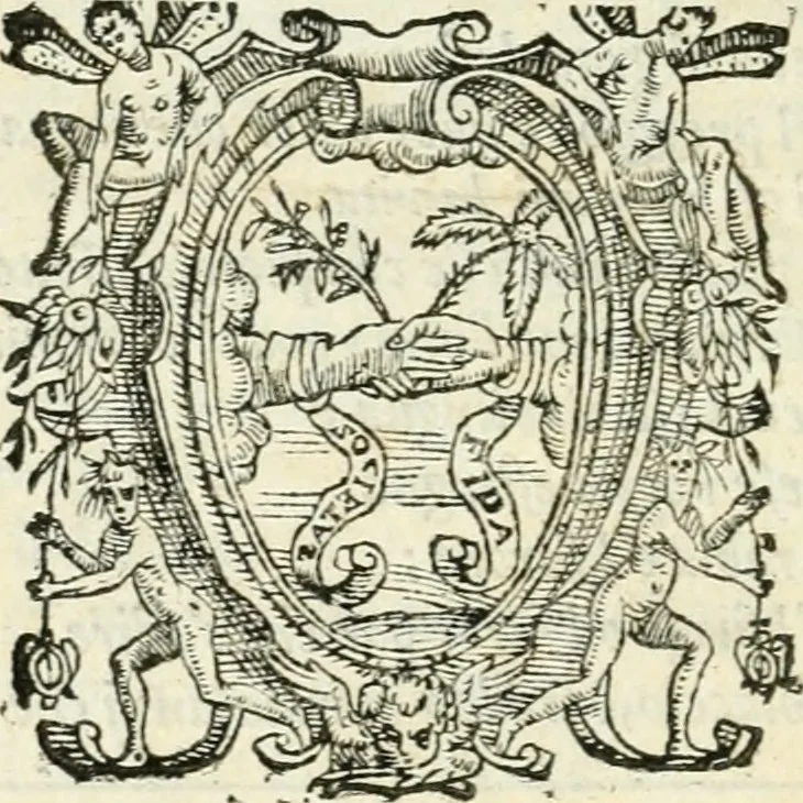 An illustration from Delle imprese, trattato, 1592, leaf 649