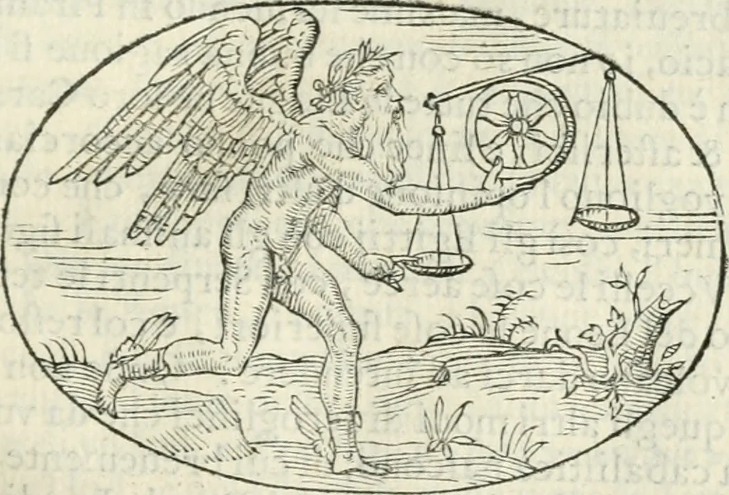 An illustration from Delle imprese, trattato, 1592, leaf 74