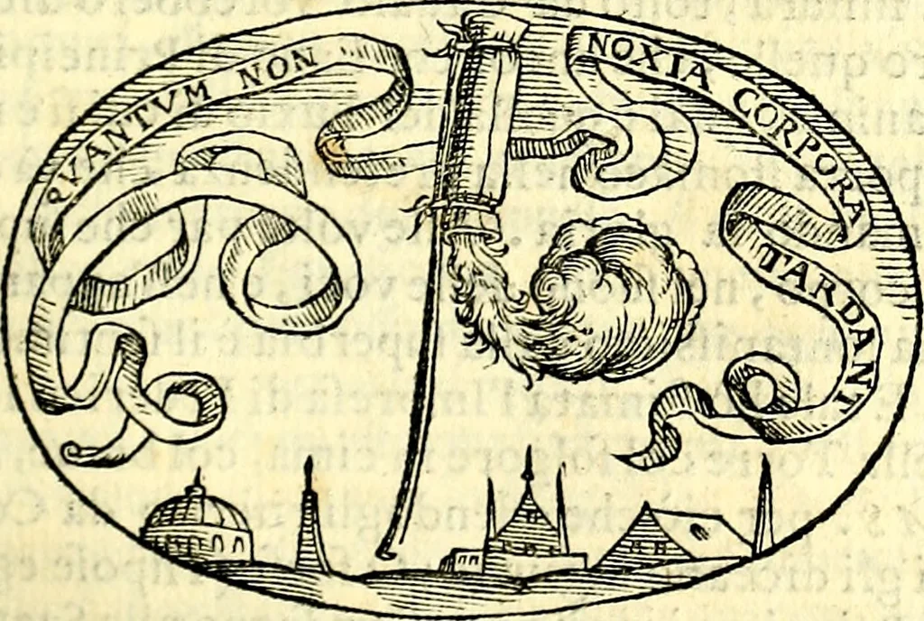 An illustration from Delle imprese trattato, 1592, leaf 118