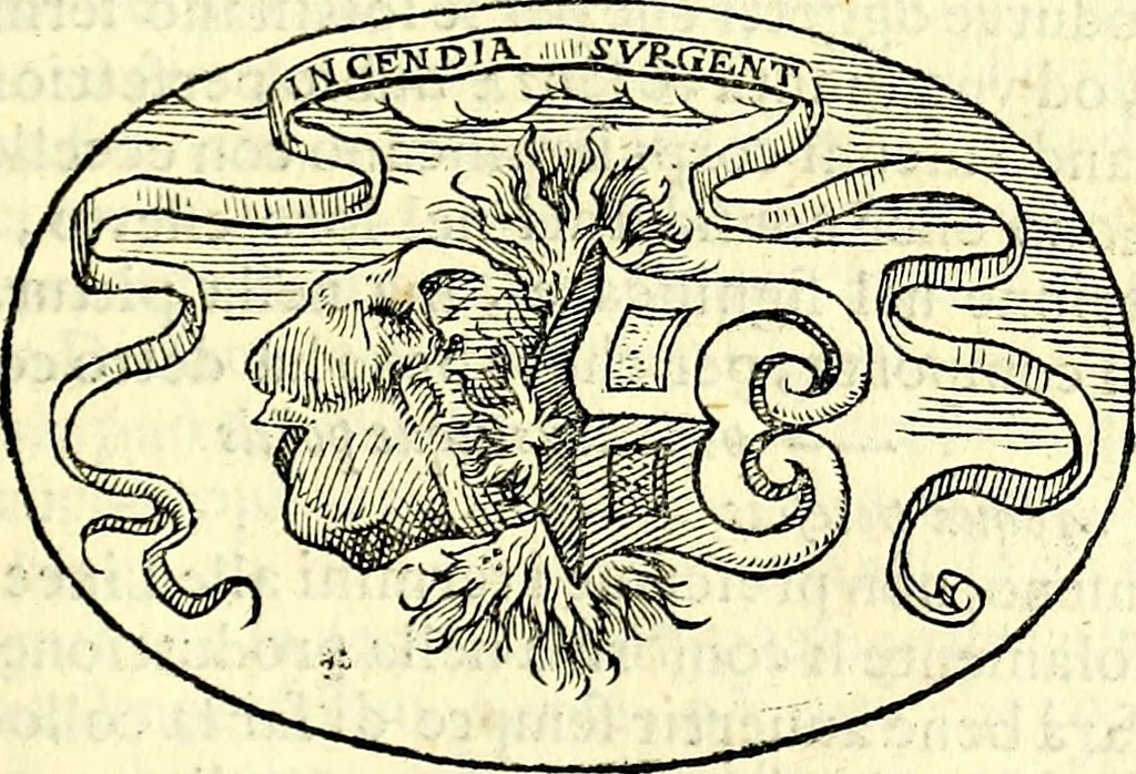An illustration from Delle imprese trattato, 1592, leaf 122