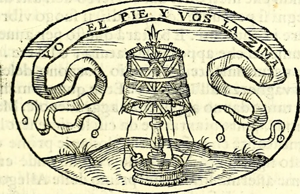 An illustration from Delle imprese trattato, 1592, leaf 136