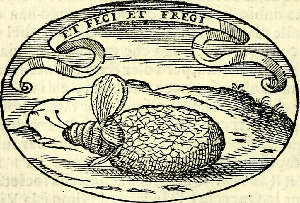 An illustration from Delle imprese trattato, 1592, leaf 141