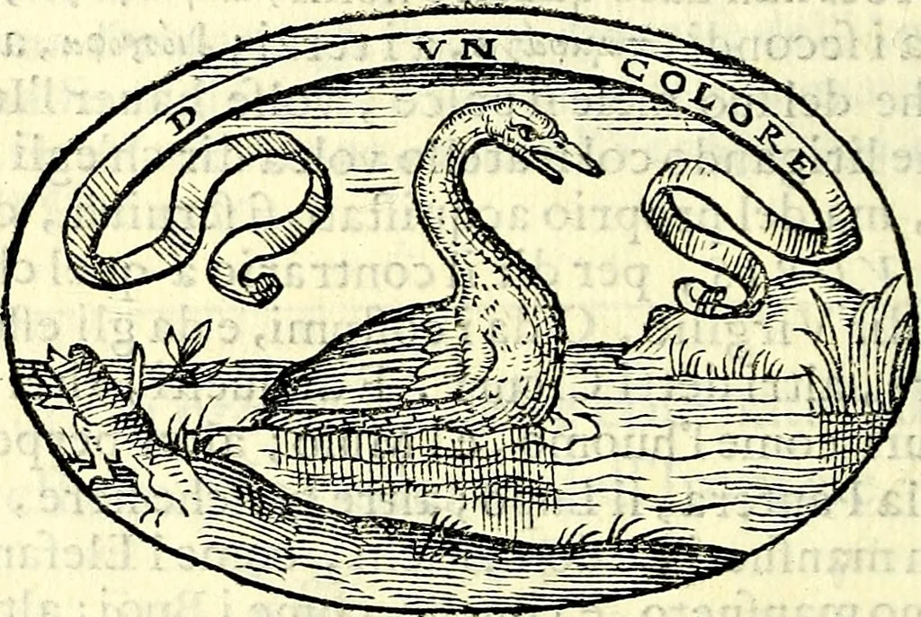 An illustration from Delle imprese trattato, 1592, leaf 145