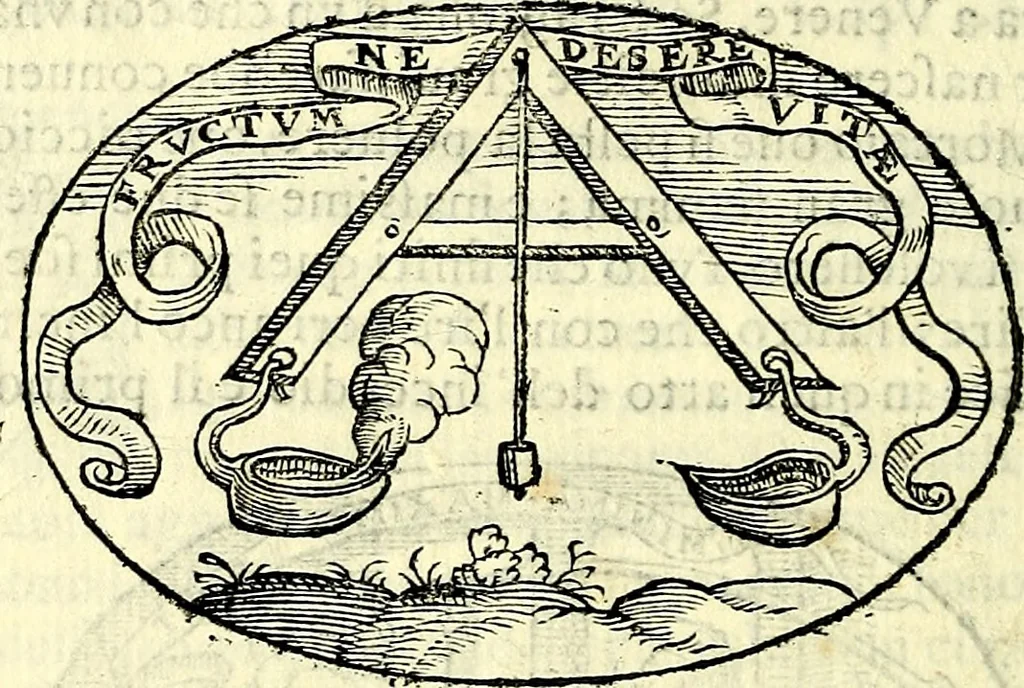 An illustration from Delle imprese trattato, 1592, leaf 157