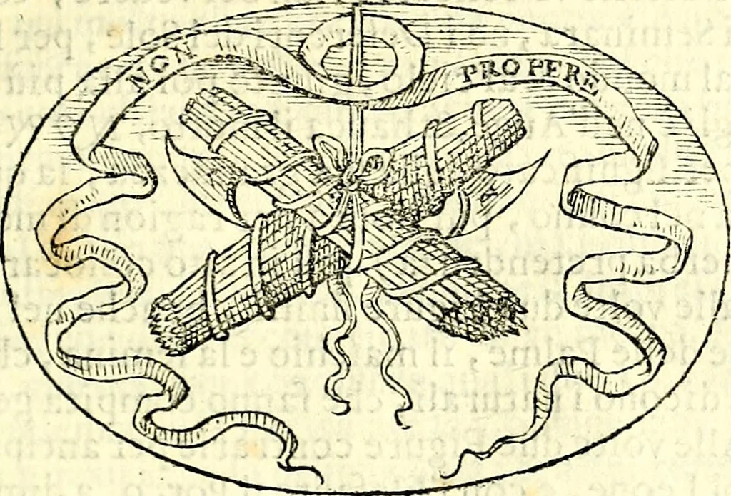 An illustration from Delle imprese trattato, 1592, leaf 158