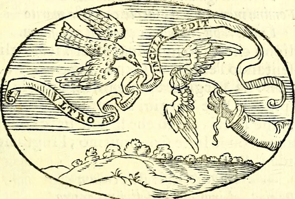 An illustration from Delle imprese trattato, 1592, leaf 176