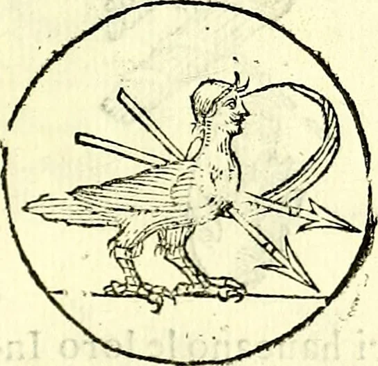 An illustration from Delle imprese trattato, 1592, leaf 184