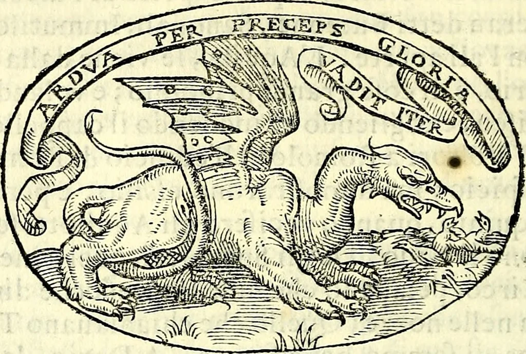 An illustration from Delle imprese trattato, 1592, leaf 191