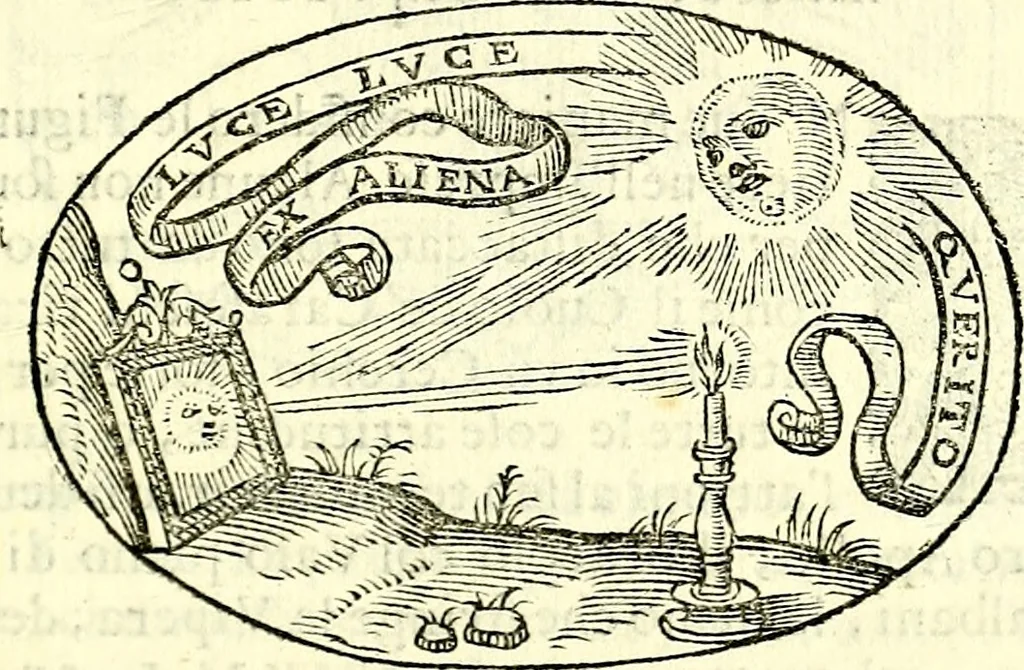An illustration from Delle imprese trattato, 1592, leaf 196