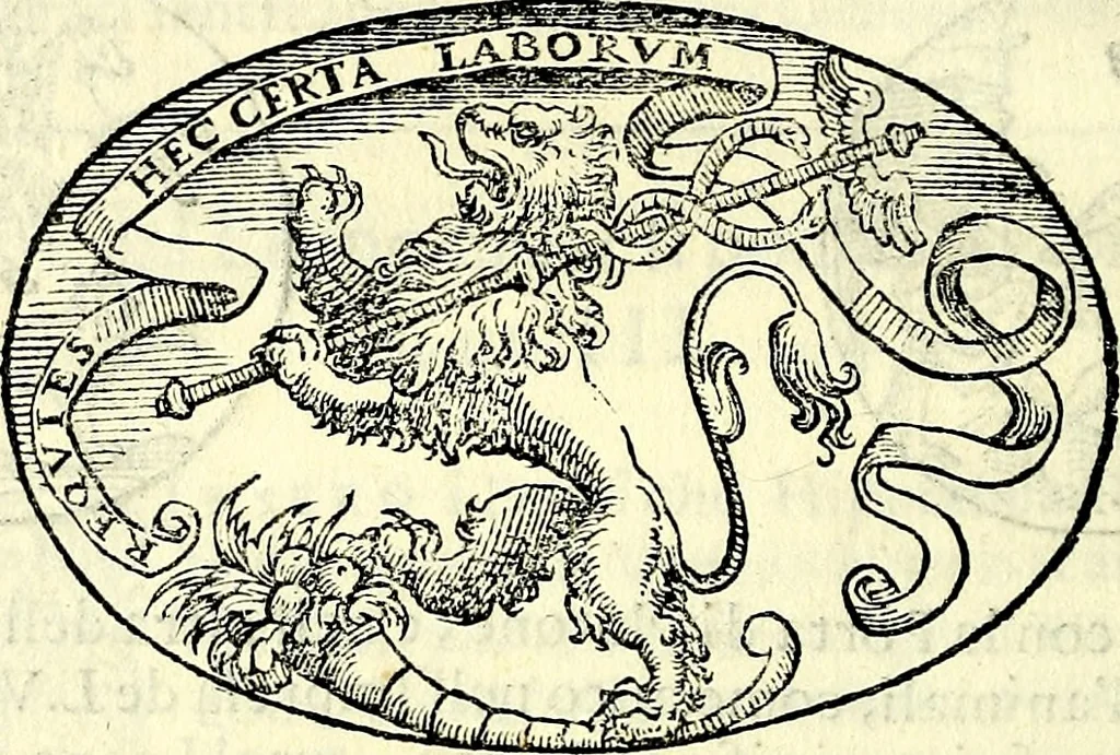 An illustration from Delle imprese trattato, 1592, leaf 249
