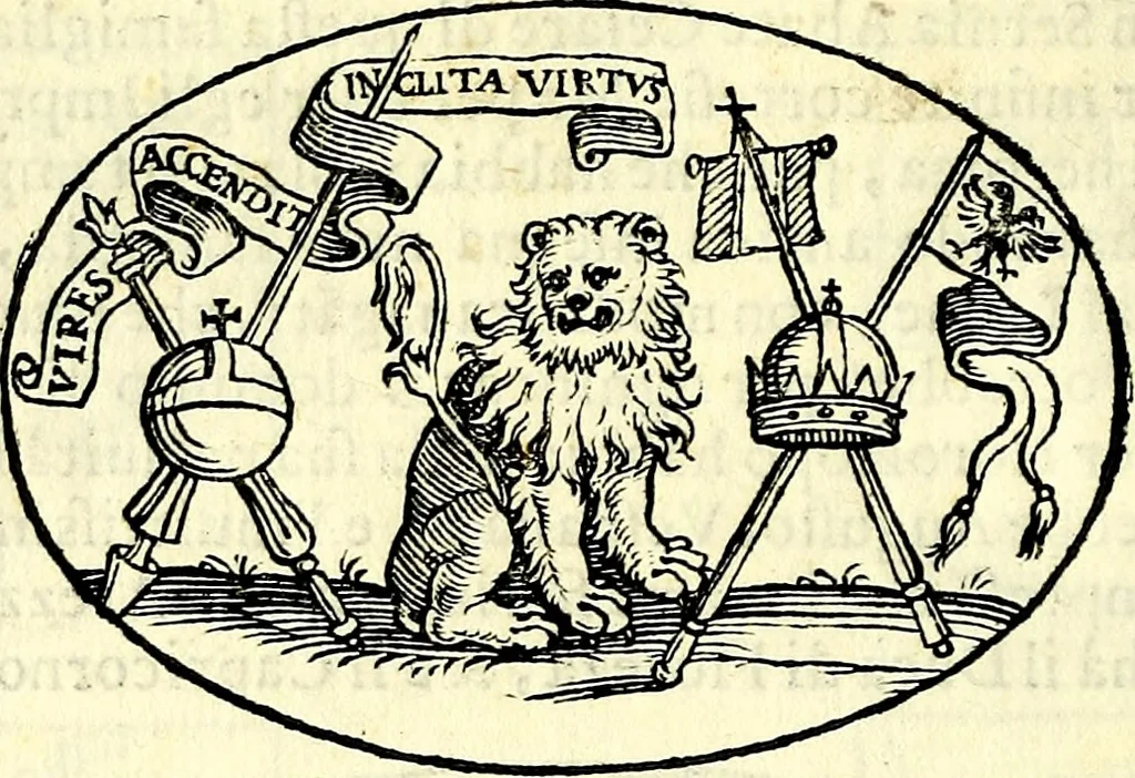 An illustration from Delle imprese trattato, 1592, leaf 253