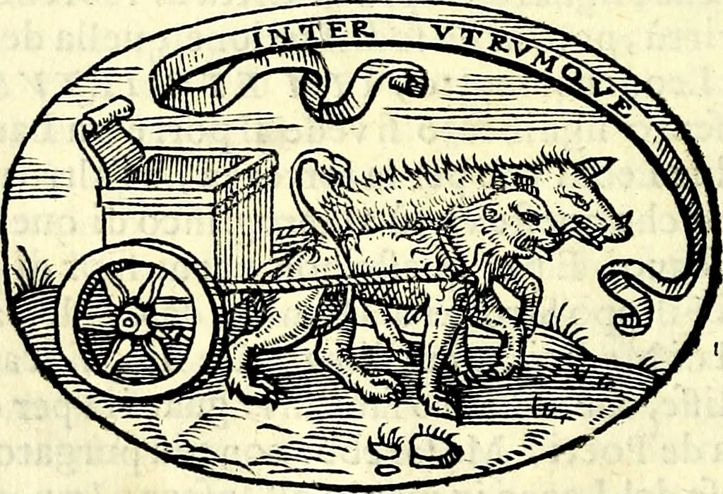 An illustration from Delle imprese trattato, 1592, leaf 253
