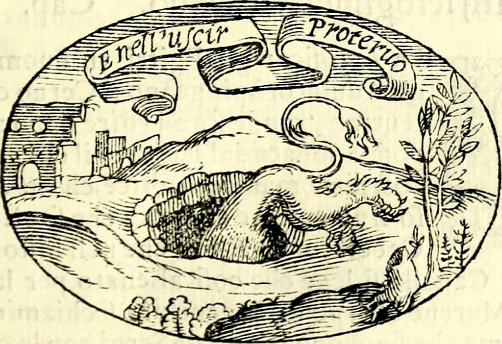 An illustration from Delle imprese trattato, 1592, leaf 254