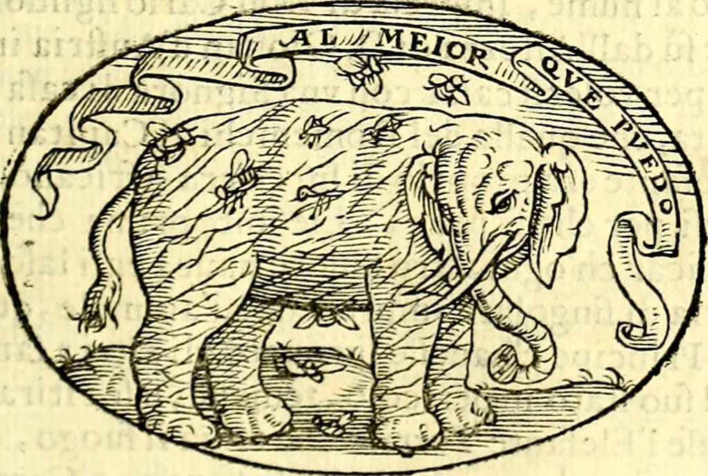 An illustration from Delle imprese trattato, 1592, leaf 262