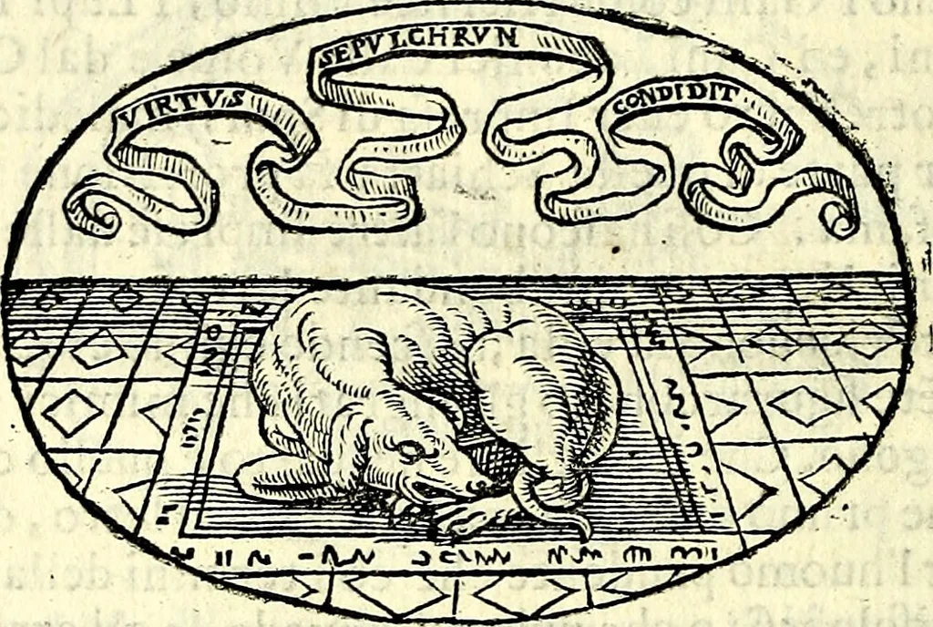 An illustration from Delle imprese trattato, 1592, leaf 315
