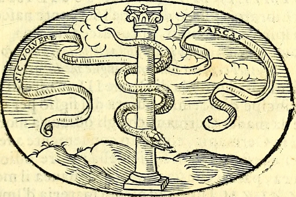 An illustration from Delle imprese trattato, 1592, leaf 336