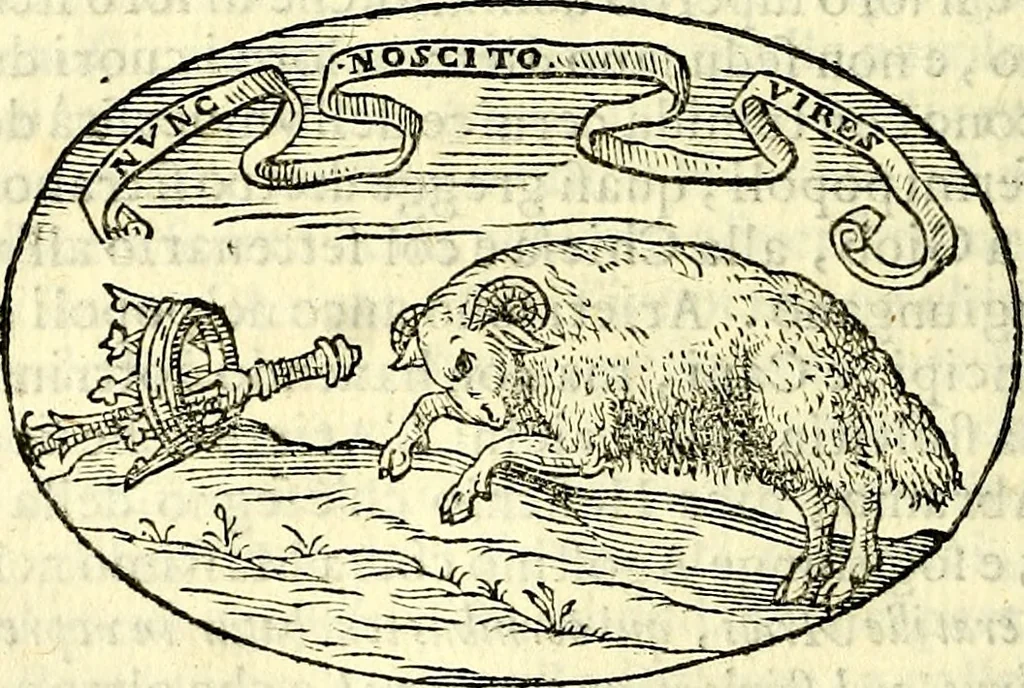 An illustration from Delle imprese trattato, 1592, leaf 375