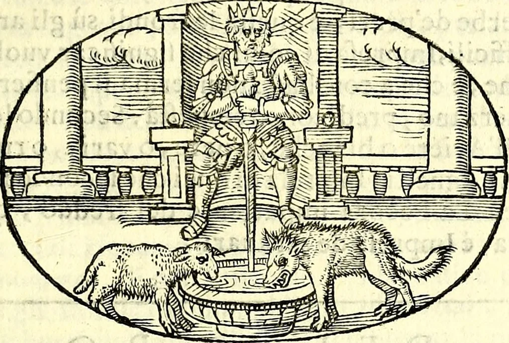 An illustration from Delle imprese trattato, 1592, leaf 376