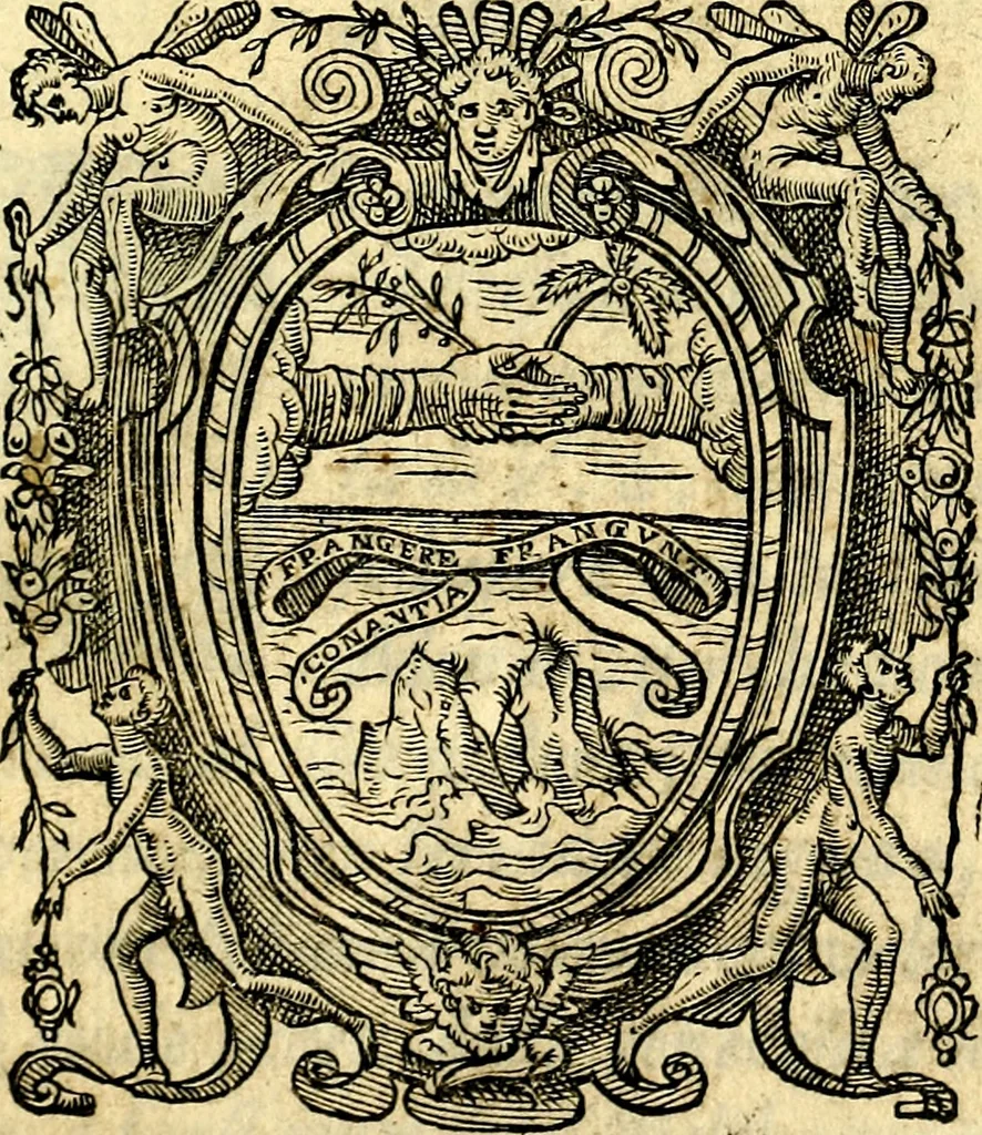 An illustration from Delle imprese trattato, 1592, leaf 4