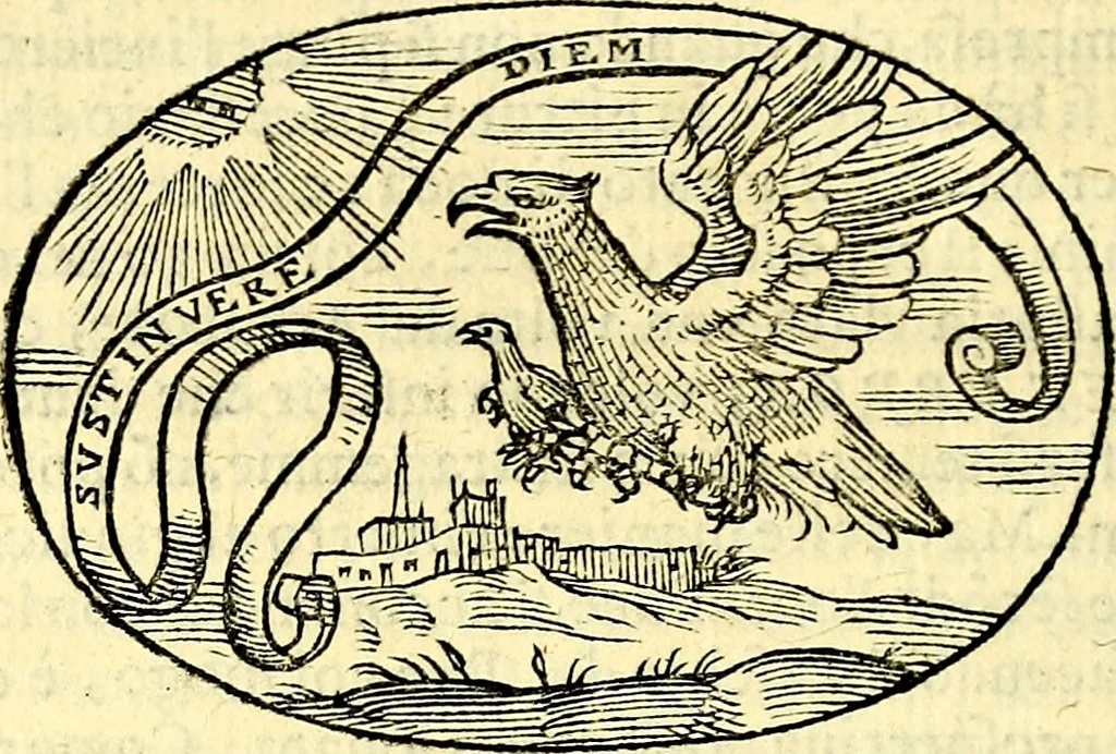 An illustration from Delle imprese trattato, 1592, leaf 417