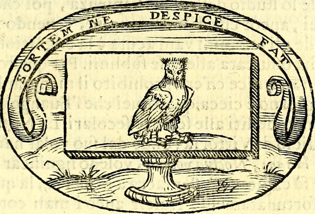 An illustration from Delle imprese trattato, 1592, leaf 420