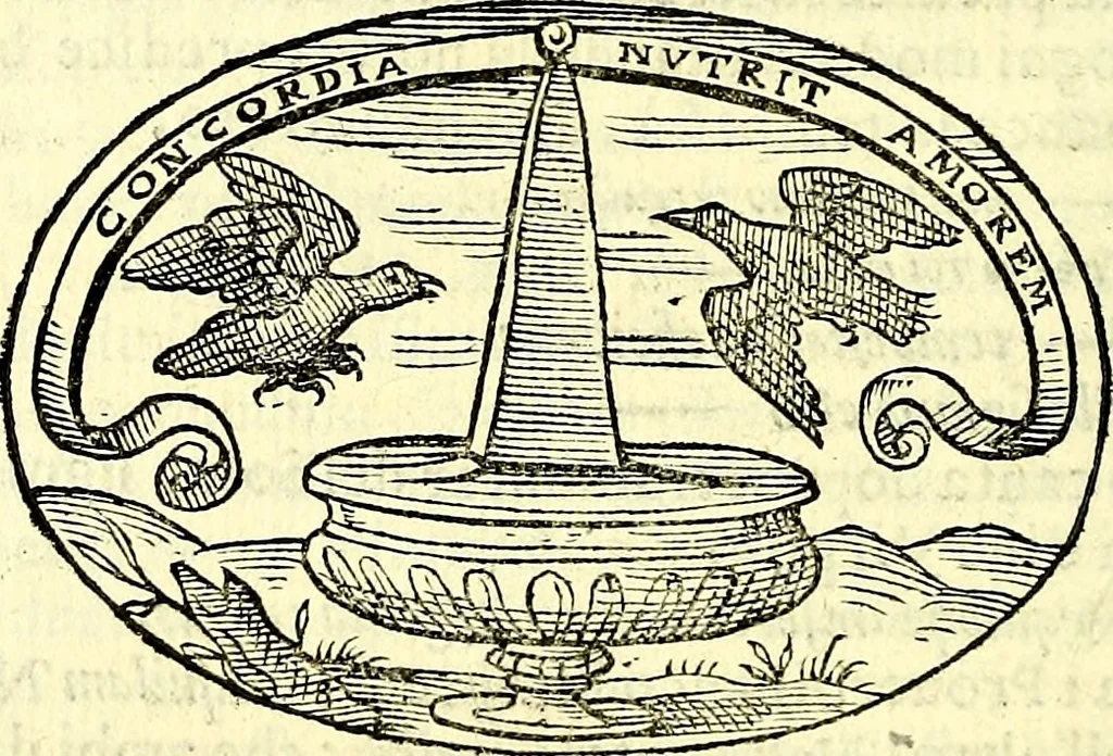 An illustration from Delle imprese trattato, 1592, leaf 423
