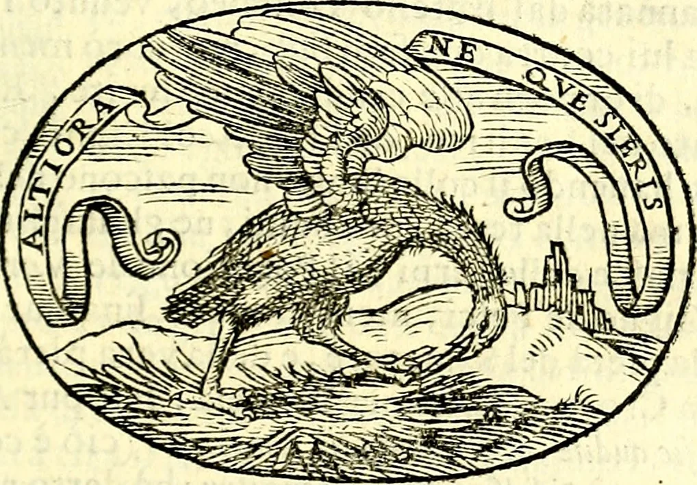 An illustration from Delle imprese trattato, 1592, leaf 442