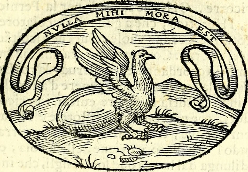 An illustration from Delle imprese trattato, 1592, leaf 454