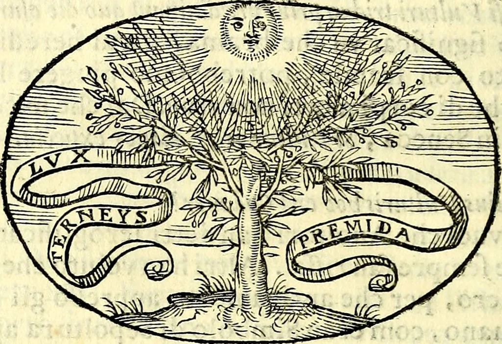 An illustration from Delle imprese trattato, 1592, leaf 463