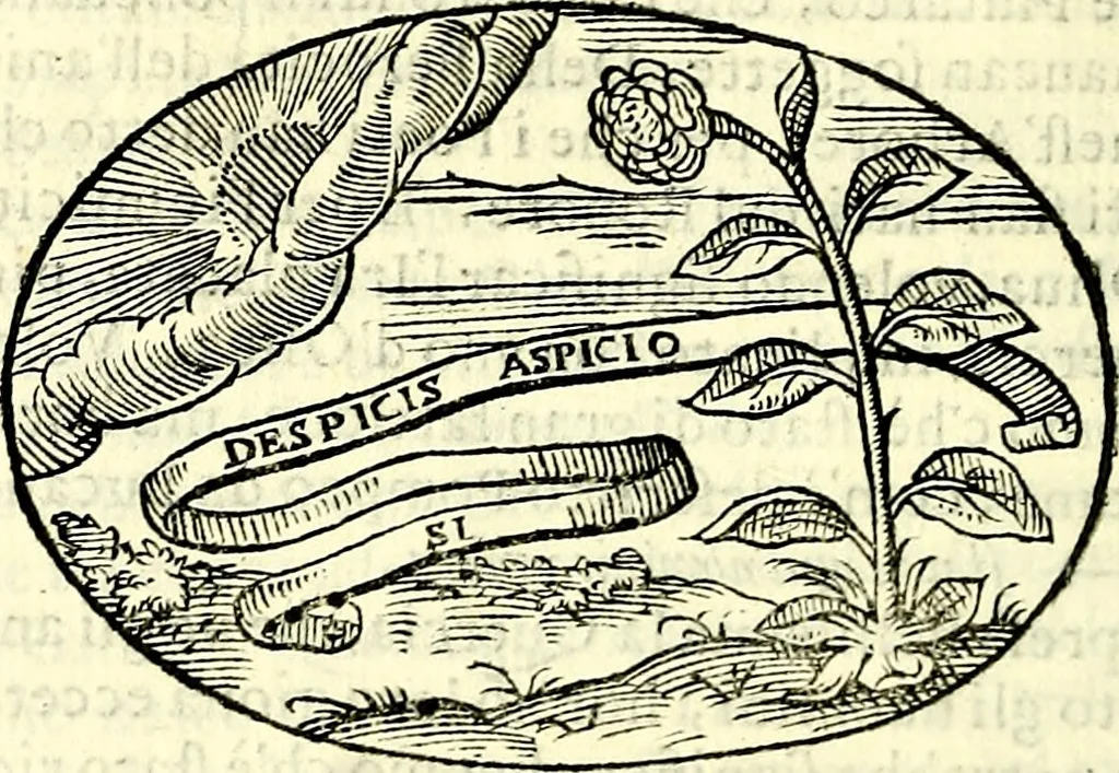 An illustration from Delle imprese trattato, 1592, leaf 471