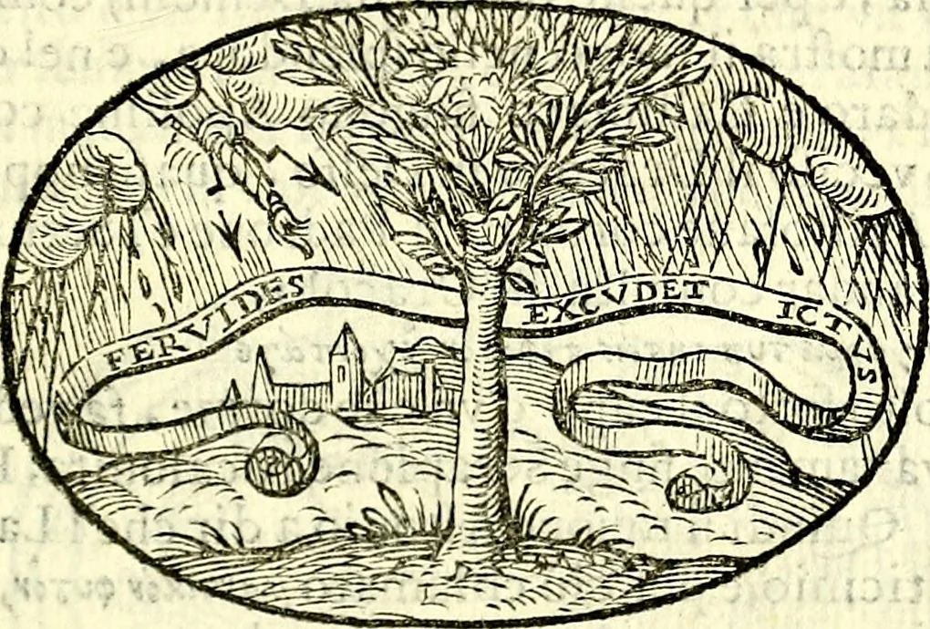 An illustration from Delle imprese trattato, 1592, leaf 482