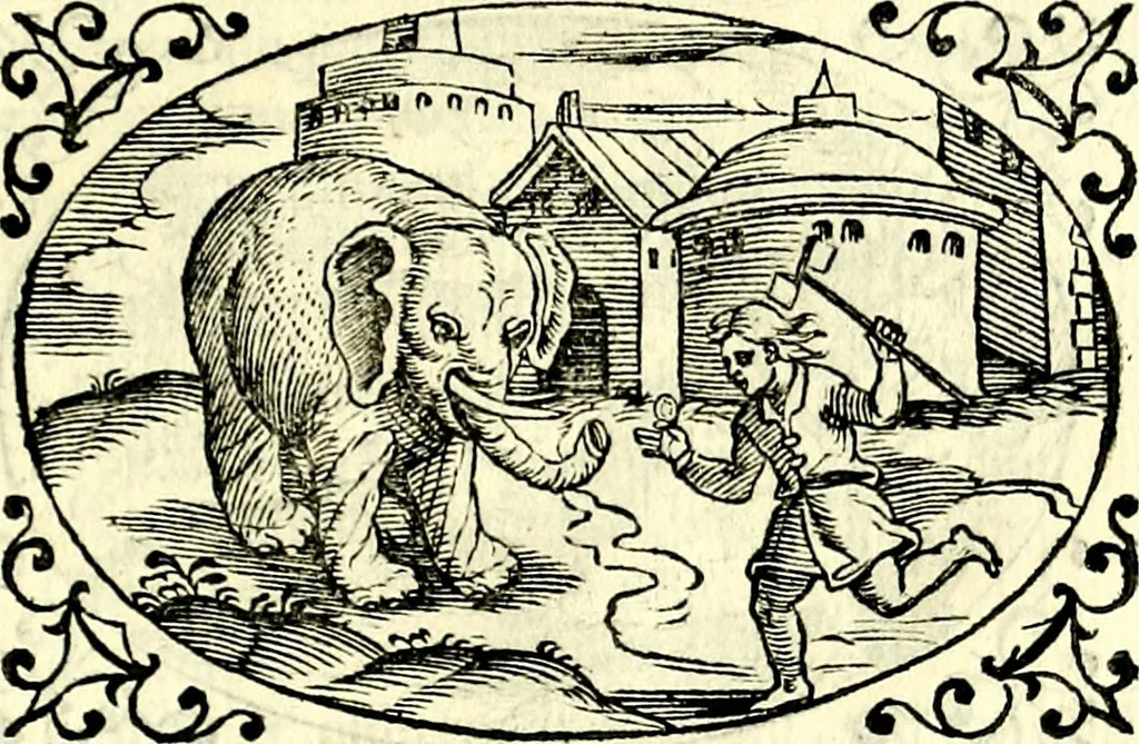 An illustration from Delle imprese trattato, 1592, leaf 560