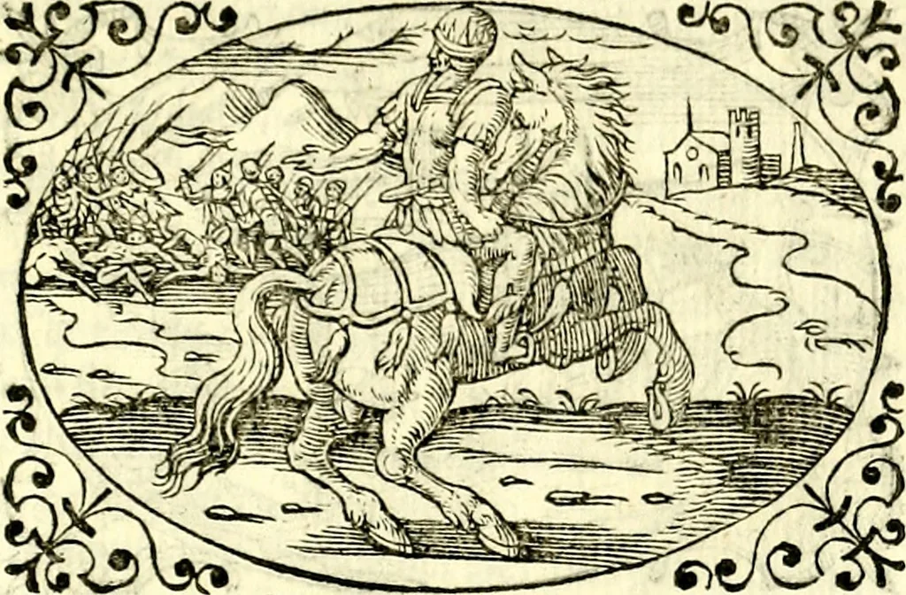 An illustration from Delle imprese trattato, 1592, leaf 614