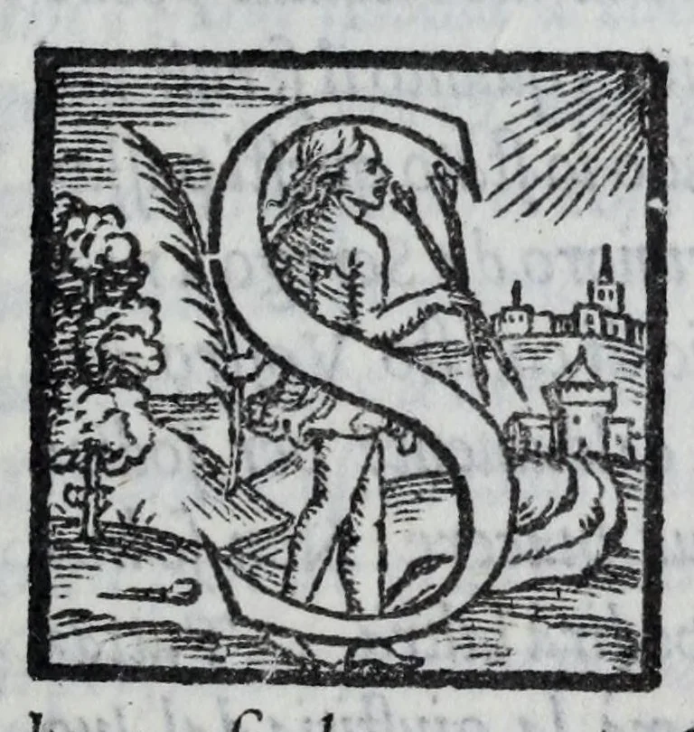 An illustration from Delle lettere di m. Pietro Bembo ... primo[-secondo] volvme, 1560, leaf 213