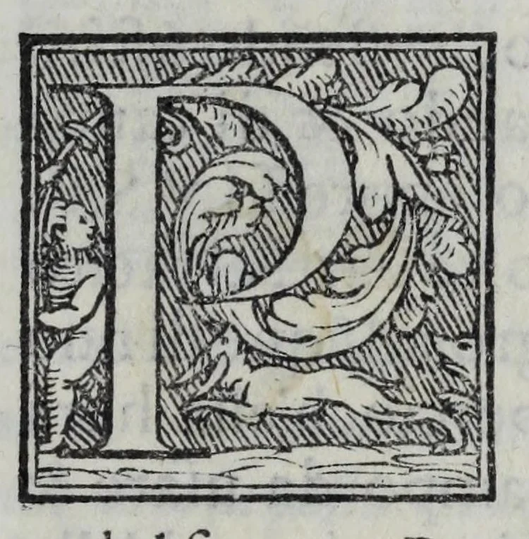 An illustration from Delle lettere di m. Pietro Bembo ... primo[-secondo] volvme, 1560, leaf 7