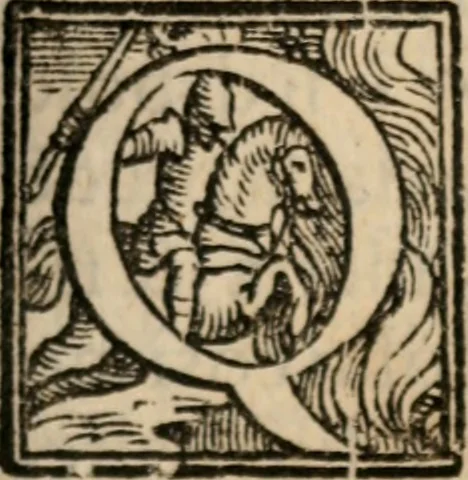 An illustration from Delle lettere facete et piacevoli di diversi huomini grandi et chiari & begli ingegni, 1601, leaf 408