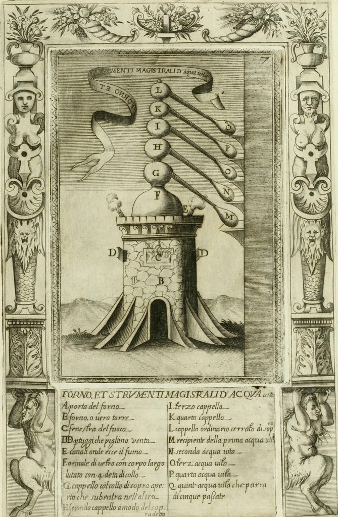 An illustration from Dell'elixir vitæ, 1624, leaf 218