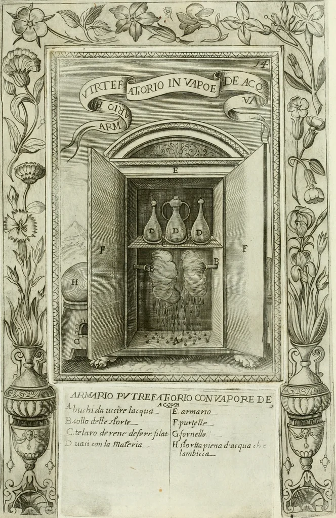 An illustration from Dell'elixir vitæ, 1624, leaf 232