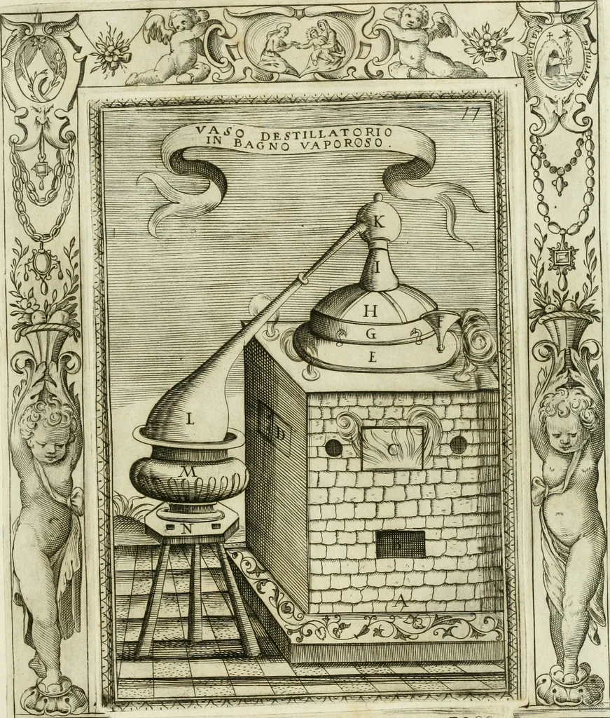 An illustration from Dell'elixir vitæ, 1624, leaf 238