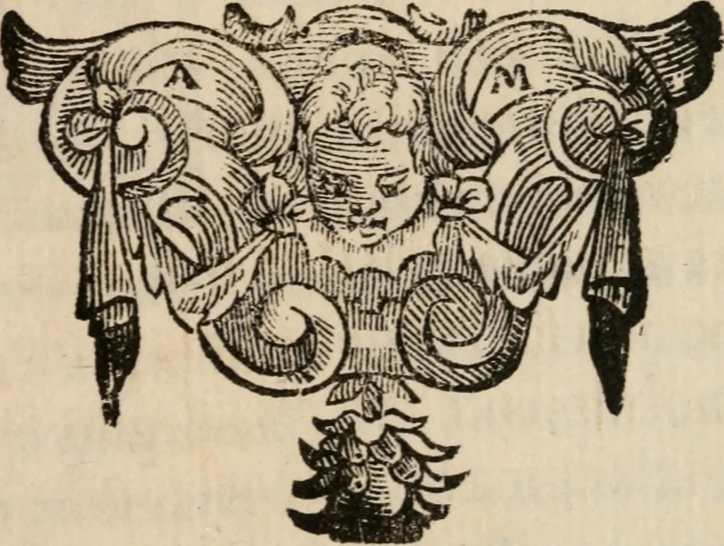 An illustration from Delle lodi della cristianissima Maria, regina di Francia e di Navarra. Orazione funerale, 1643, leaf 8
